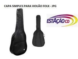 Capa Simples Violão Folk - JPG - Cor Preto Capa Simples Violão Folk - JPG - Cor Preto