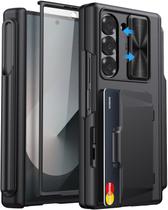 Capa SIXBOX para Samsung Galaxy Z Fold 6 com Porta para Cartão e Caneta S