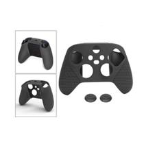 Capa Skin Case Protetora de Silicone Antiderrapante + 2 Grips para Controle Manete Xbox Series X / S