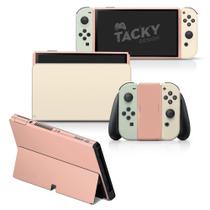 Capa Skin Wrap, design pegajoso, adesivos OLED para Nintendo Switch