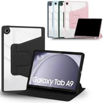 Capa Sleep Case para Tablet Galaxy Tab A9 8.7" Suporte 360 -