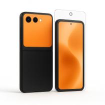 Capa Slim Para Samsung Galaxy Z Flip 7 + Pelicula Hidrogel