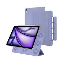 Capa Slim Trifold Para iPad pro 13 Air 11 M4 M3 M2 Air 5 6ª 10ª 12.9 Com Fixação Magnética Poderosa