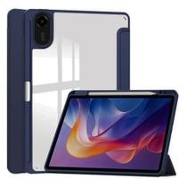 Capa slot p/ caneta fundo acrilido para Redmi Pad 2 2025 11" COR:AZUL MARINHO - Genérica