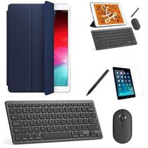 Capa Smart Azul Teclado, Mouse, Pel, Can Stylus iPad 7 10.2 Capa Smart Azul Teclado, Mouse, Pel, Can Stylus iPad 7 10.2