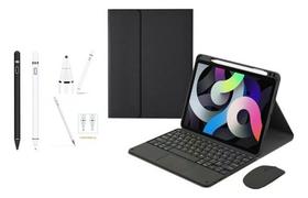 Capa Smart C/ Teclado Mouse Caneta Para iPad 9ª Ger 10.2