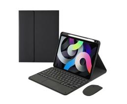 Capa Smart C/ Teclado TouchPad + Mouse Para iPad Air 5ª Ger 10.9 Polegadas