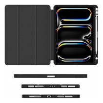 Capa Smart Case Compatível Com iPad Pro 11 Polegadas 2024 Chip M4