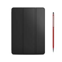 Capa Smart Case Para Ipad Mini 5 Traseira+Caneta Touch Preto