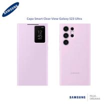 Capa Smart Clear View p/ Galaxy S23 Ultra - Violeta Original