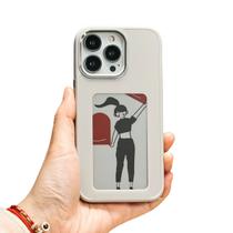 Capa Smart Display E-Ink NFC DIY Para Iphone 13 14 15 ProMax Capa Smart Display E-Ink NFC DIY Para Iphone 13 14 15 ProMax
