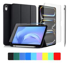 Capa Smart Para iPad 11 A16 + Caneta Stylus + Película Capa Smart Para iPad 11 A16 + Caneta Stylus + Película