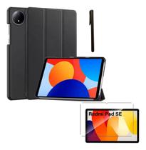 Capa Smart + Película +caneta Para Tablet Xiaomi Pad Se 8.7 Capa Smart + Película +caneta Para Tablet Xiaomi Pad Se 8.7