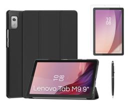 Capa Smart+ Película+caneta Touch Para Tablet Lenovo M9
