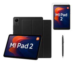 Capa Smart+ Película+caneta Touch Para Xiaomi Mi Pad 2 11pol Capa Smart+ Película+caneta Touch Para Xiaomi Mi Pad 2 11pol