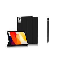 Capa Smart Protetora + Caneta Touch Ponta Fina Compatível Para Tablet Redmi SE 11 Polegadas