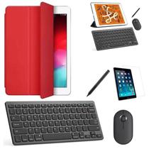 Capa Smart Verm Teclado, Mouse, Pel, Can Stylus iPad 6 9,7"