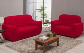 Capa Sofa 2 e 3 Lugares Malha Elastico Ajustavel Coladinha