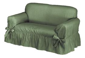 Capa Sofá 2 Lugares Avulso Gorgurão Maquinetado Verde-Musgo Capa Sofá 2 Lugares Avulso Gorgurão Maquinetado Verde-Musgo