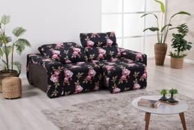 Capa Sofá Avulso 1 Peça Retrátil 2 Lugares Veste Fácil Malha Estampado