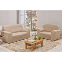 Capa sofa bella 3/2 lugares lisa coladinha