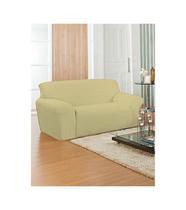 Capa Sofá Malha Dupla 2 Lugares Marfim BelCapas