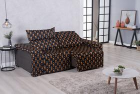 Capa Sofá Retrátil Reclinavel 3 Lugares Veste Fácil Malha Estampado