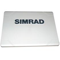 Capa solar para Simrad GO12 com letras brancas e cinza