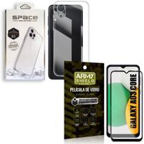 Capa Space Collection A03 Core + Película 3D Armyshield