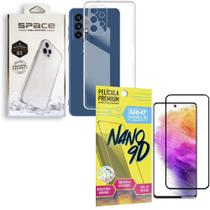 Capa Space Collection Galaxy A73 + Película Nano 9D Armyshield