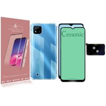 Capa SPACE + Pelicula CERAMICA + Pelicula Câmera P/ Realme C11 6.52 - Luiza Cell25