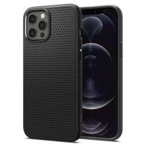 Capa Spigen Liquid Air para iPhone 12 Pro - Preta Fosca Capa Spigen Liquid Air para iPhone 12 Pro - Preta Fosca