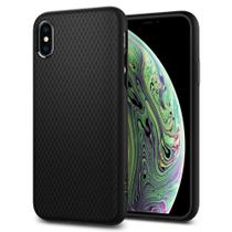 Capa Spigen Liquid Air para iPhone Xs/X preta fosca