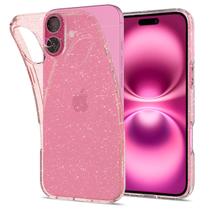 Capa Spigen Liquid Crystal Glitter Rose Quartz para iPhone 16