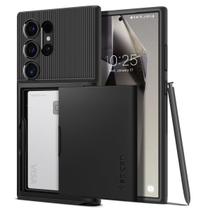 Capa Spigen Slim Armor CS para Galaxy S24 Ultra preta