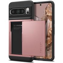 Capa Spigen Slim Armor CS para Pixel 8 Pro - Rosa Dourado