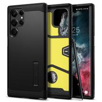 Capa Spigen Tough Armor para Galaxy S22 Ultra (2022) - Preta