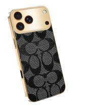 Capa Sriyso Vintage em couro PU com câmera para iPhone 17 Pro Max