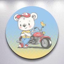 Capa Sublimada p/ Painel Redondo Tema Ursinhos Diversificados Tamanhos Mini Grande Festa Infantil De