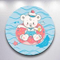 Capa Sublimada p/ Painel Redondo Tema Ursinhos Diversificados Tamanhos Mini Grande Festa Infantil De Capa Sublimada p/ Painel Redondo Tema Ursinhos Diversificados Tamanhos Mini Grande Festa Infantil De