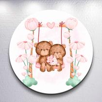 Capa Sublimada p/ Painel Redondo Tema Ursinhos Diversificados Tamanhos Mini Grande Festa Infantil De Capa Sublimada p/ Painel Redondo Tema Ursinhos Diversificados Tamanhos Mini Grande Festa Infantil De