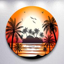 Capa Sublimada Painel RedondoTardezinha Tamanho Grande ou Mini Decoração Sol Praia Capa Sublimada Painel RedondoTardezinha Tamanho Grande ou Mini Decoração Sol Praia