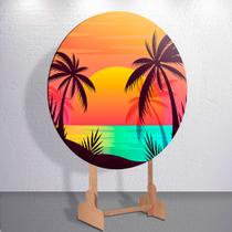 Capa Sublimada Painel RedondoTardezinha Tamanho Grande ou Mini Decoração Sol Praia Capa Sublimada Painel RedondoTardezinha Tamanho Grande ou Mini Decoração Sol Praia
