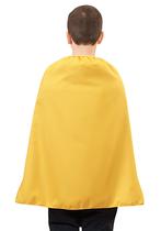 Capa Superhero Empire Magic Kids amarela para festas de 26 cm Capa Superhero Empire Magic Kids amarela para festas de 26 cm
