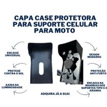Capa Suporte Celular Moto Case Protetor Anti Sol Roubo Motocicleta Capa Suporte Celular Moto Case Protetor Anti Sol Roubo Motocicleta