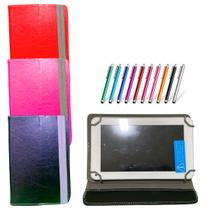 Capa Suporte para Tablet 7 polegadas universal + Caneta Touch pequena colorida