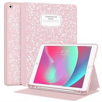 Capa Supveco para iPad de 9ª, 8ª e 7ª geração de 10,2" com lápis rosa