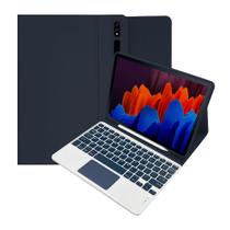 Capa Tab S7 Plus 12. 4 Case Teclado e Touchpad Colorido Magnético Premium