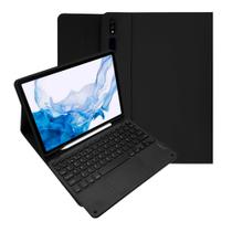 Capa Tab S8 Plus 12.4 Case Smart com Teclado Touchpad Magnético Anti Impacto Premium