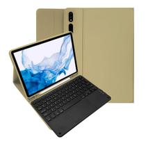 Capa Tab S8 Plus 12.4 Case Smart com Teclado Touchpad Magnético Anti Impacto Premium